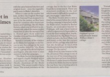 William Blake's Cottage Sale featured in the Independent 